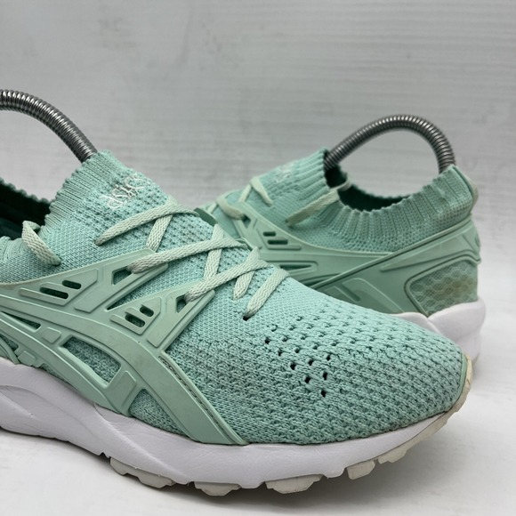 Asics Womens Gel Nimbus 24 1012B201 Green Running Shoes Sneakers Size 7 - Picture 16 of 16